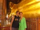 Bouddha couché - Bangkok. Martin avec son chic «sle…