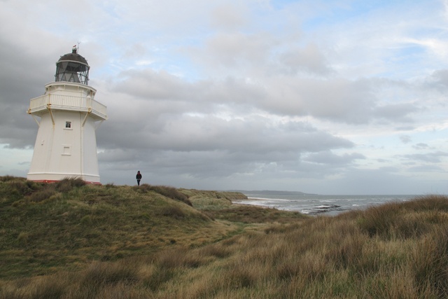 On s'arrête en soirée à un phare assez recul…