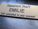 La badge!