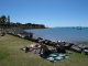 Le lendemain, de retour à Airlie beach, on profite du bea…