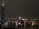 Vue sur Taipei à partir d'un parc en hauteur